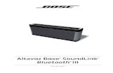 Altavoz Bose® SoundLink® Bluetooth® III