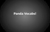 Panda vocab