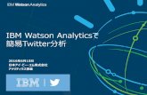 Ibm Watson Analyticsで簡易Twitter分析