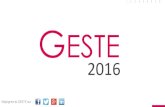 Plaquette du Geste 2016 - Qu'est ce que le GESTE ?