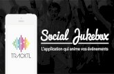 Portfolio Tracktl - Le social jukebox pour tous vos événements