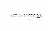 Manual do Procedimento Comum Ordinário Cível da SJPE