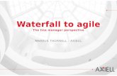 Waterfall to agile - The line manager perspective | Markus Thornell | LTG-40