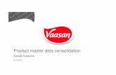 Vaasan: Product master data consolidation