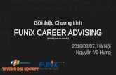 xDay 2016/08/07 Giới thiệu Chương trình FUNiX Career Advising (tư vấn nghề nghiệp)