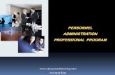 Personnel Administration Development Program