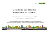 Ministério das Cidades Planejamento Urbano