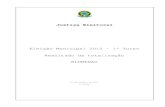 Justiça Eleitoral Eleição Municipal 2012 - 1º Turno Resultado da ...