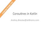 JVMLS 2016. Coroutines in Kotlin