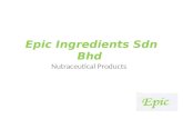 Epic Ingredients Sdn Bhd Nutra