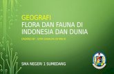 Geografi - Flora dan Fauna di Indonesia dan Dunia