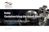 Kolla - containerizing the cloud itself