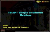 TM 264 - Seleção de Materiais Metálicos
