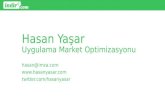 Hasan Yaşar - Uygulama Market Optimizasyonu