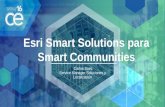 Esri smart solutions para smart communities - Conferencia Esri 2016