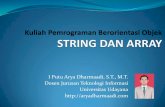 String Dan Array