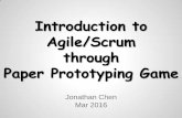 Scrum Workshop - Paper Prototyping Game - for Girls in Tech