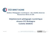 Déploiement pédagogie numérique du réseau CCI Bretagne