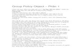 Group policy object p1