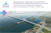 Gestion du bruit : rencontre du comité de bon voisinage Verdun Sud-Ouest - 3 fevrier 2016 - Nouveau pont Champlain