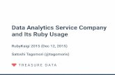 Data Analytics Service Company and Its Ruby Usage