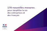 170 nouvelles mesures pour simplifier la vie des entreprises et des Français