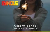 Summer class syndlen met gastvrijheid