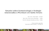 Estudos sobre Ecotoxicologia e Ecologia relacionados à Plumbum ...