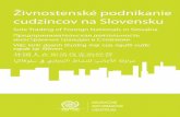 Živnostenské podnikanie cudzincov na Slovensku