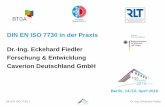 DIN EN ISO 7730 in der Praxis Dr.-Ing. Eckehard Fiedler Forschung ...