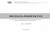 Regulamento - Curso de Formação Técnico Profissional