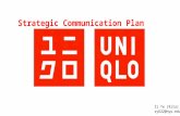 UNIQLO strategic communication plan