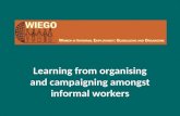 Organising Informal Workers