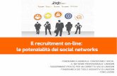 Il recruitment on-line : le potenzialità dei social networks