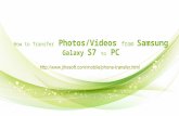 How to transfer photos/videos from samsung galaxy s7 to pc