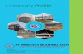 Company Profile PT WSA per Agustus 2016