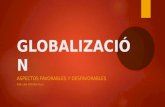 Globalización (ventajas y desventajas)