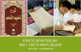 Ta'lim Muta'allim - Bab 2 - Niat di Waktu Belajar