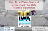 Real time water demand forecast with Big Data: Alicante experience