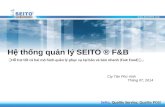 Phần mềm quản lý bán hàng Seito F&B POS V81