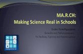 MA.R.CH: Making Science Real in Schools: Πιλοτική εφαρμογή