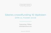 Sikeres crowdfunding 10 lépésben (2016-os, frissített verzió)
