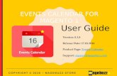 User Guide for Magento Event Calendar Extension - MAGEBUZZ