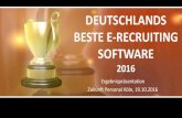 Verleihung Deutschlands Beste Bewerbermanagementsoftware 2016