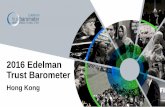 2016 Edelman Trust Barometer Hong Kong