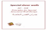 Special shear walls + ordinary  Special shear walls ACI - 318 - جدران القص الخاصة - Principles for Special Wall Design    Download0  More  Edit