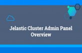 Jelastic Cluster Admin Panel Overview
