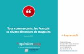 OpinionWay pour Keyneosoft - Tous commerçants, les Français se rêvent directeurs de magasins / Septembre 2016