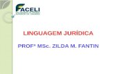 FACELI - D1 - Zilda Maria Fantin Moreira  -  Linguagem Jurídica - AULA 12