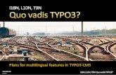 I18n, l10n, t9n: Quo vadis TYPO3?